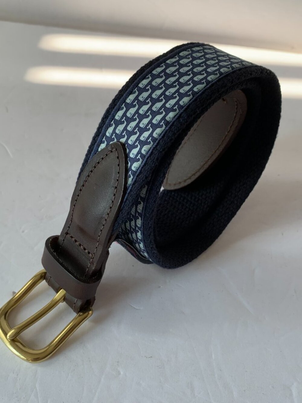 Vineyard Vines by Shep & Ian Men's Golf Belt Blue Golfing Size 28 Made In USA